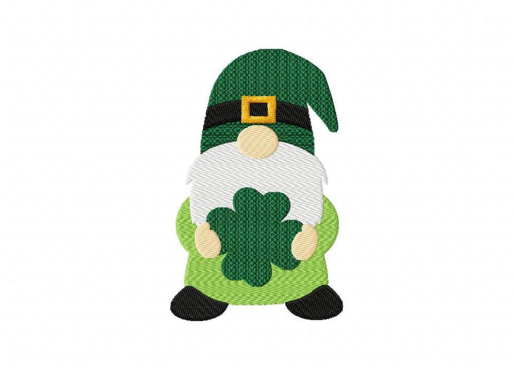 Machine embroidery designs st patricks day gnome in pes  etsy Machine embroidery designs st patricks day gnome in pes  etsy
