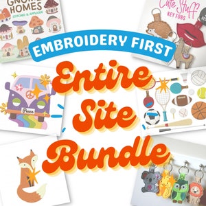 Full Shop Bundle, Every Machine Embroidery Design in our shop, Get it all, Embroidery designs, PES, VP3 and more, Includes Future Releases