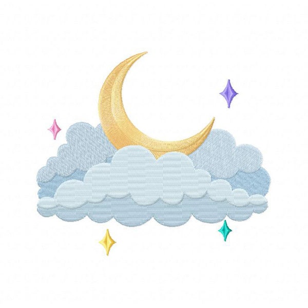 Couture Embroidery Moondust Silver