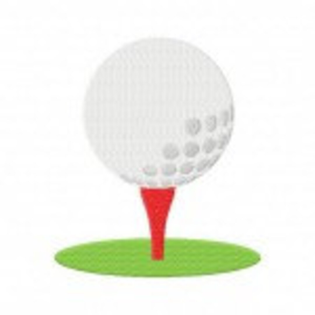 Golf Ball Embroidery Design, Machine Embroidery, Brother PES, DST & All Popular Formats, Instant