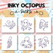 Inky Octopus Swirls Embroidery Designs, 6 Included, Machine Embroidery ...