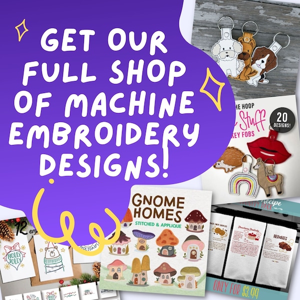 Etsy Machine Embroidery Designs Etsy