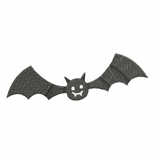 Cute Bat Embroidery Design, Brother PES, DST & All Popular Formats, Instant Download