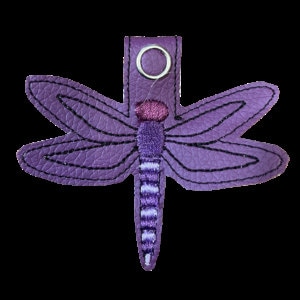 Key Fob -Dragon Fly Machine Embroidery Designs PES, VP3 & More Formats