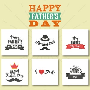 Vatertag Maschine Stickerei Designs, Papa Stickerei Designs, PES, alle beliebten Formate, 6 glücklich Vatertagspaket, Instant Download