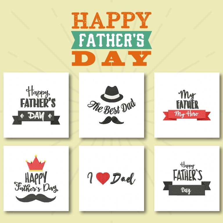 Fathers Day Machine Embroidery Designs Dad Embroidery Etsy Fathers day applique embroidery designs fathers day applique design