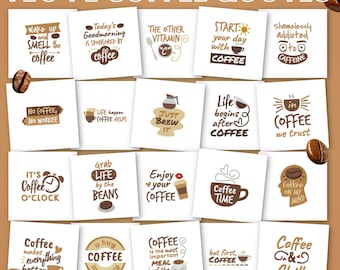 Disegni da ricamo con citazioni "I Love Coffee", 20 inclusi, ricamo a macchina, Brother PES DST e tutti i formati più diffusi, download immediato