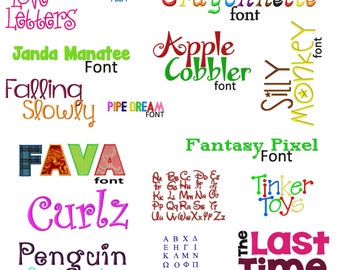 Machine Embroidery Designs Special Buy 50 Of My Best Font Sets for the Crazy Low Price of 9.99 in PES