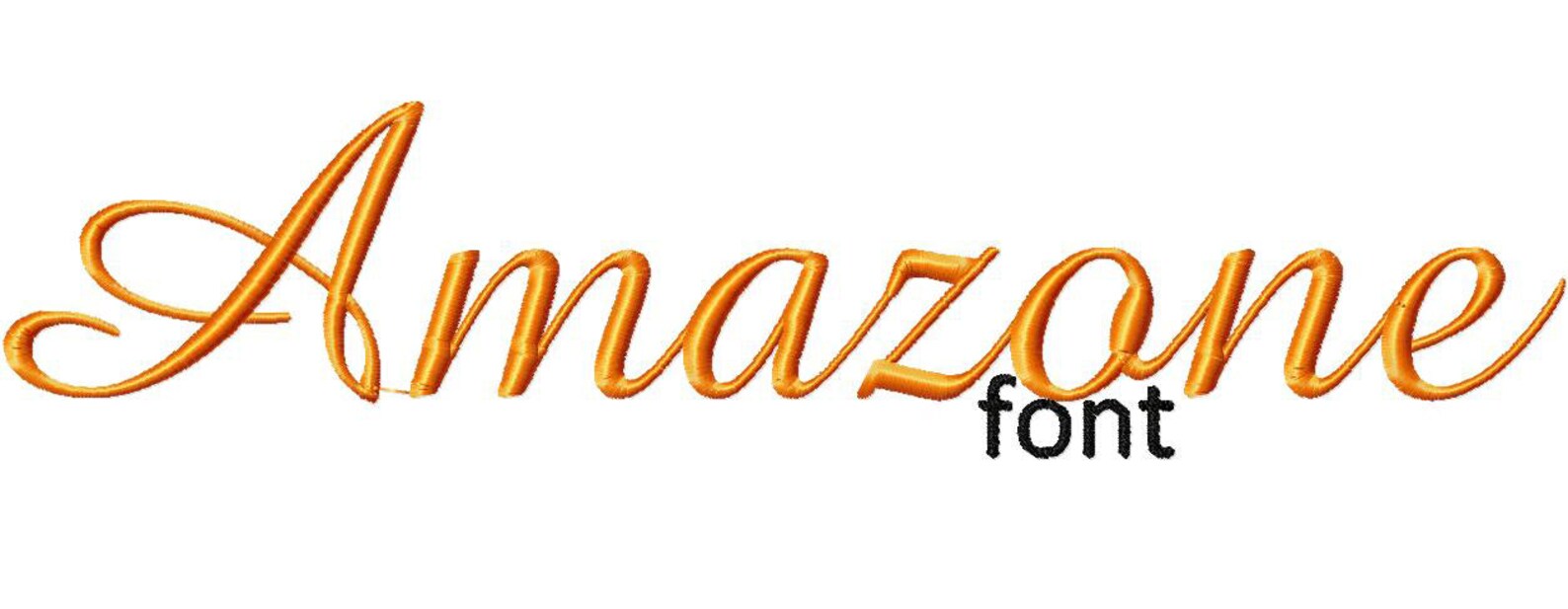 Mini. Amazon Lettering Amazone Machine Embroidery Font Set Includes 3 Sizes, Brother Pes, Dst ...
