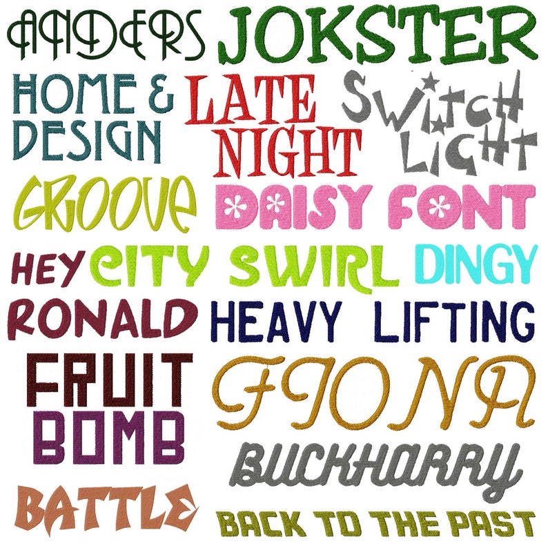 Machine Embroidery Designs Must See 200 Of My Best Font Sets for the Crazy Low Price of 20 in PES for Brother Machines and More image 4