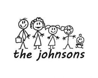 Stick Family Embroidery Designs, Machine Embroidery, Brother PES, DST & All Popular Formats, Instant Download