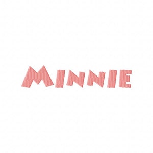 INSTANT DOWNLOAD Minnie Mouse Font Machine Embroidery Font Set Includes 3 Sizes