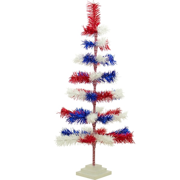 Red White and Blue Christmas Tree Ornaments Etsy