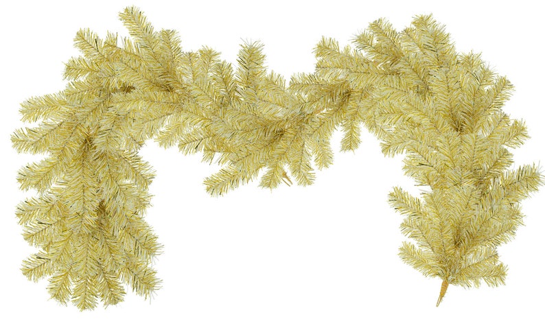 Rich Gold Christmas Garlands Decorations New Years  Etsy