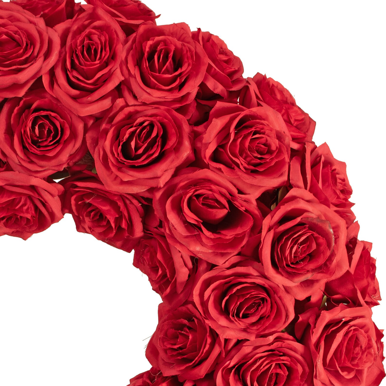 Handmade Red Rose Wreath: 22