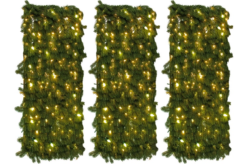 Artificial Greenery Wall Panels w/ LED Lights Etsy