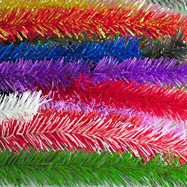 Tinsel Garland Etsy