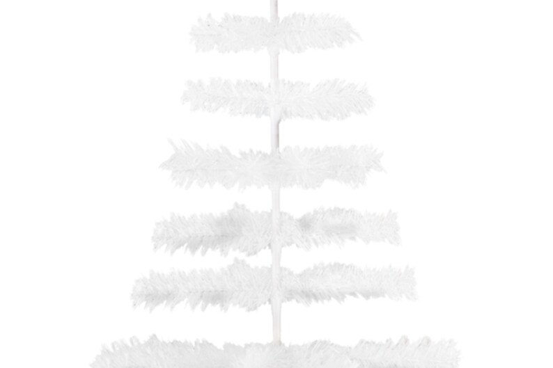 4FT White Tinsel Christmas Tree Handmade Indoor Outdoor Etsy