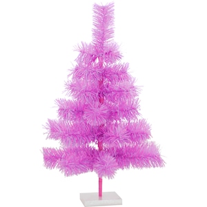 Rosa och lavendelfärgad glitter julgran