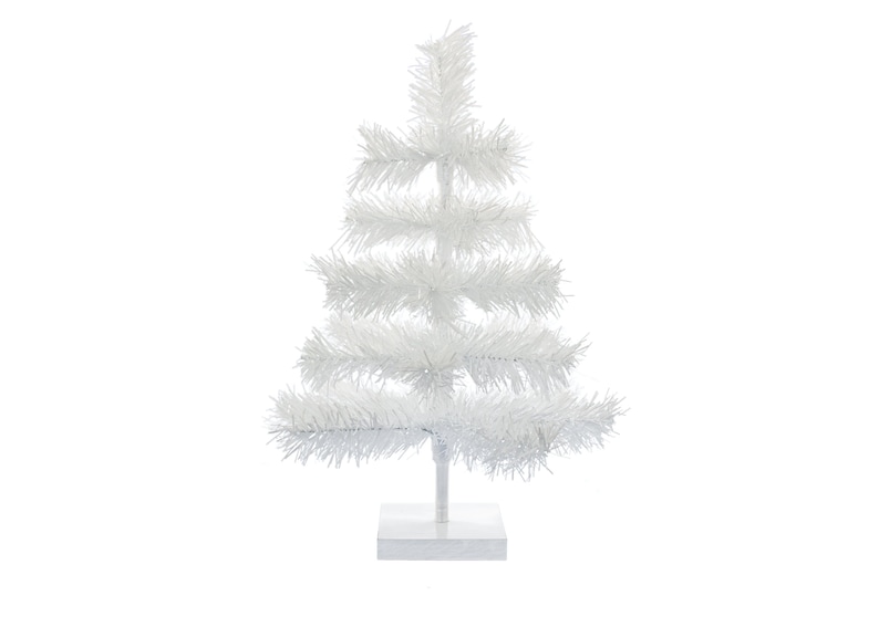 18/'/' Pink /& White Tinsel Tree Christmas Easter Holiday Tree 1.5/' Table-Top Decor