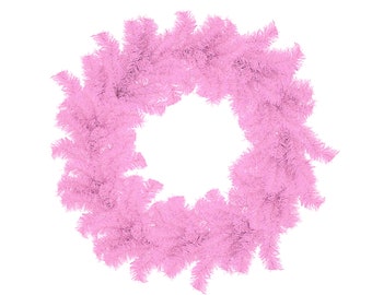 HOVUK 5 Ghirlande Natalizie In PET Rosa - Taglio Fine, 2 Metri Ciascuna, Per Decorazioni Feste - 5