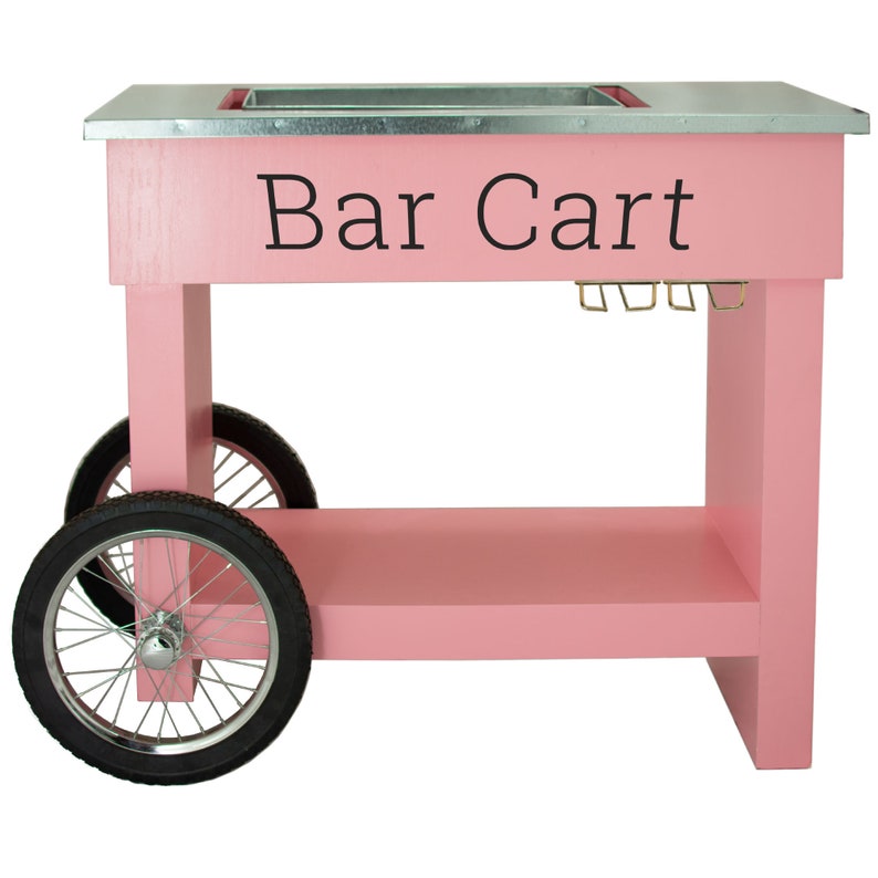 Champagne & Wine Bar Cart Inspired by Veuve Clicquot With Etsy