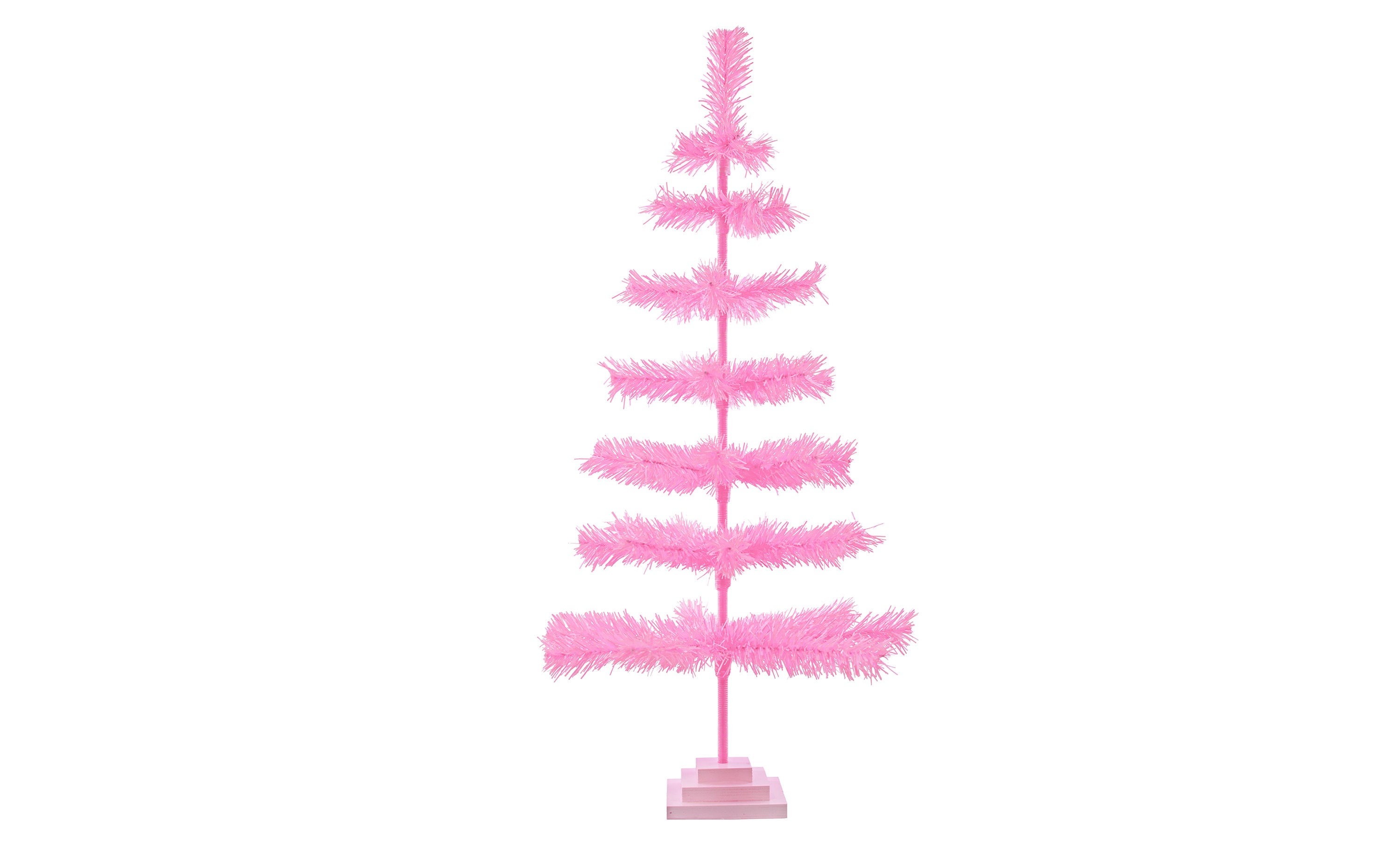48/" Retro Silver Tinsel Christmas Tree Vintage Feather Style XMASS Holiday 4FT
