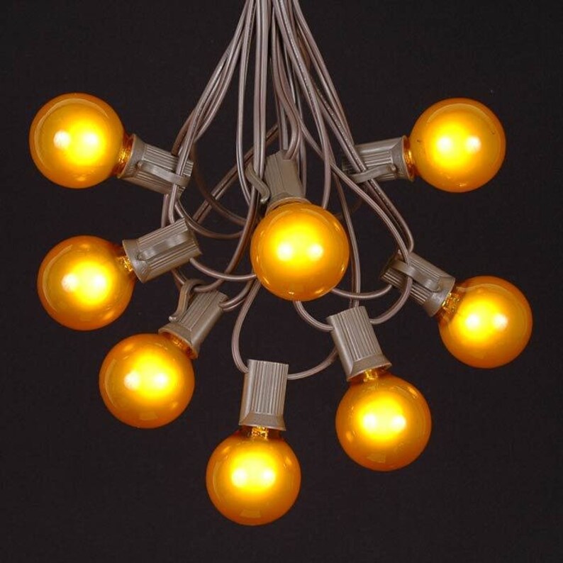 G40 Hanging String Lights MultiColor Red Blue Yellow Green Etsy