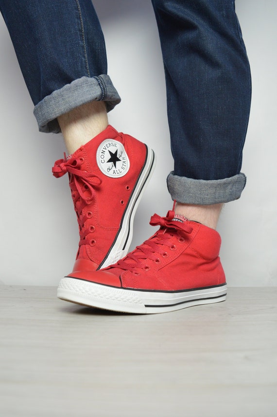 red high tops women's