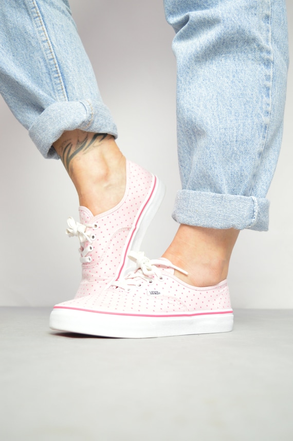 vans pink polka dot
