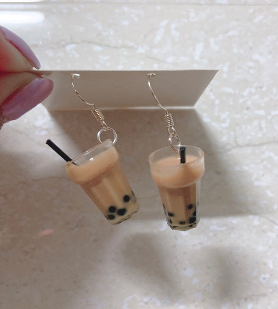 LOOK AT THESE BUBBLE TEA EARRINGS!! : r/lingling40hrs