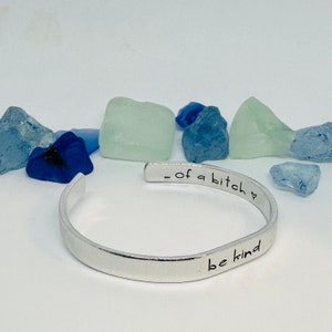 Hand Stamped Aluminum Cuff – Funny Adult Humor Jewelry afbeelding 2