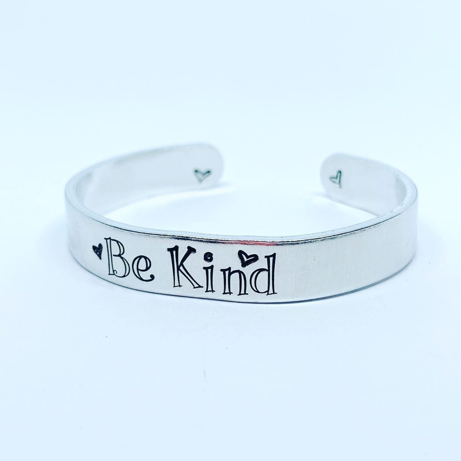 Be Kind Hand Stamped Cuff Bracelet Kindness Matters Bee Kind Tolerance