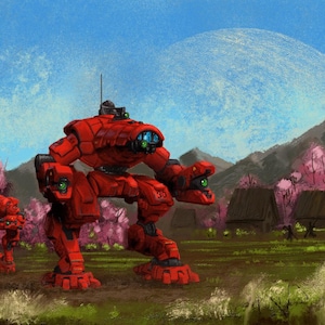 Spring Patrol: Fantasy Fan Kunstdruck