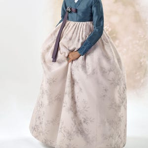 Custom Hanbok, Woman Hanbok, Korean Traditional Costume, Korean Hanbok Dress 2pc #348