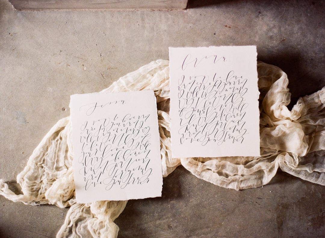 Wedding Vows Etsy