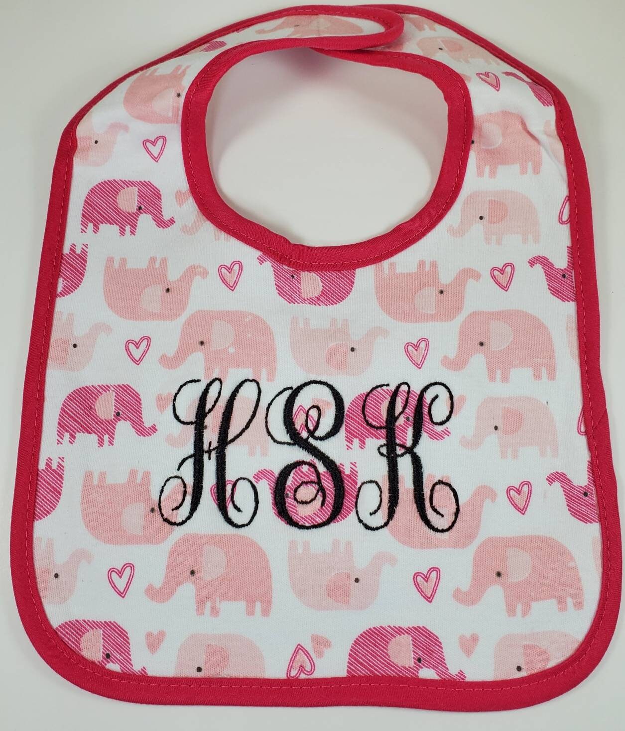 Personalized baby bib gift monogram baby girl bib custom Etsy