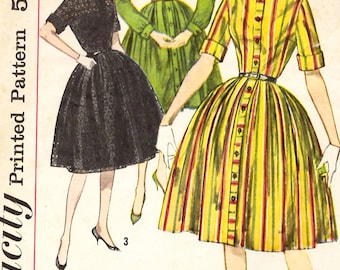 Simplicity 3562 Junior Misses One Piece Dress Sewing Pattern