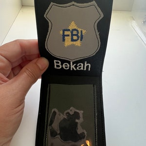 Personalized FBI Badge, Police Badge image 5