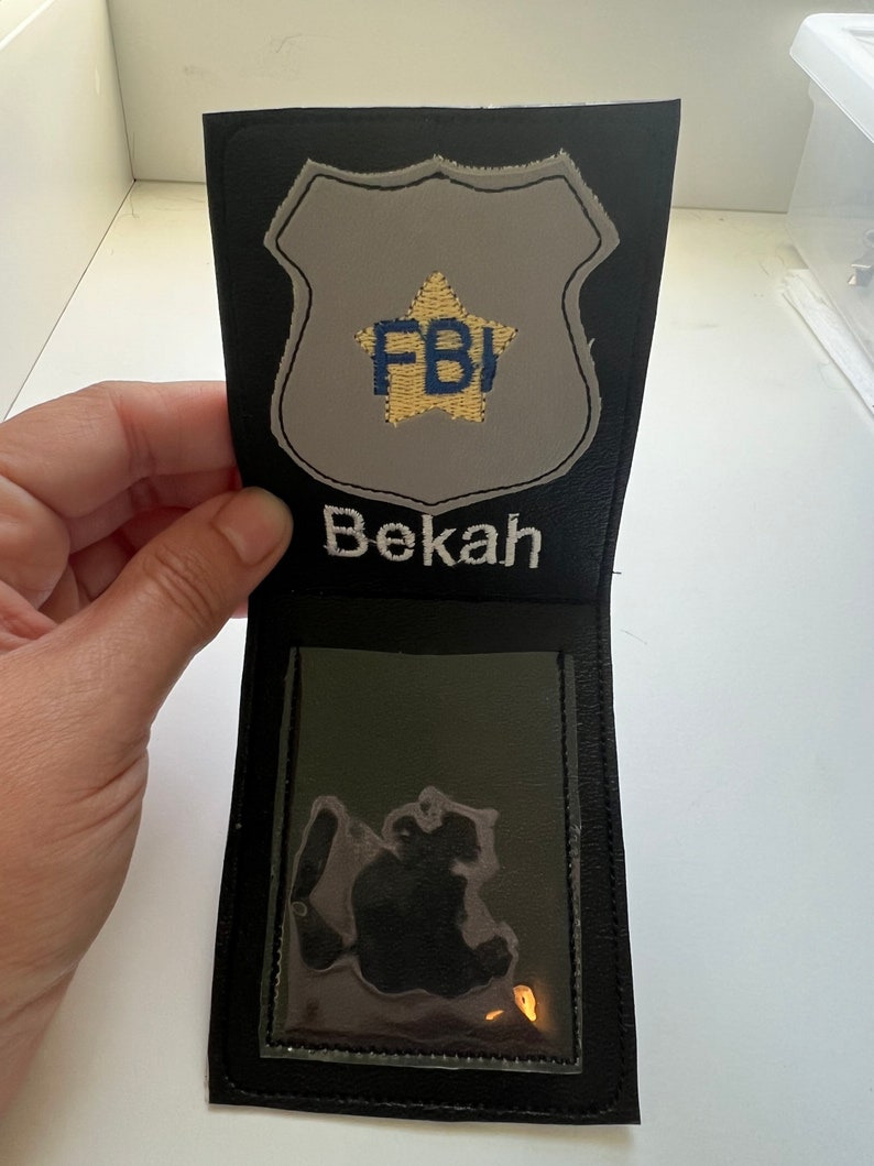 Personalized FBI Badge, Police Badge image 5