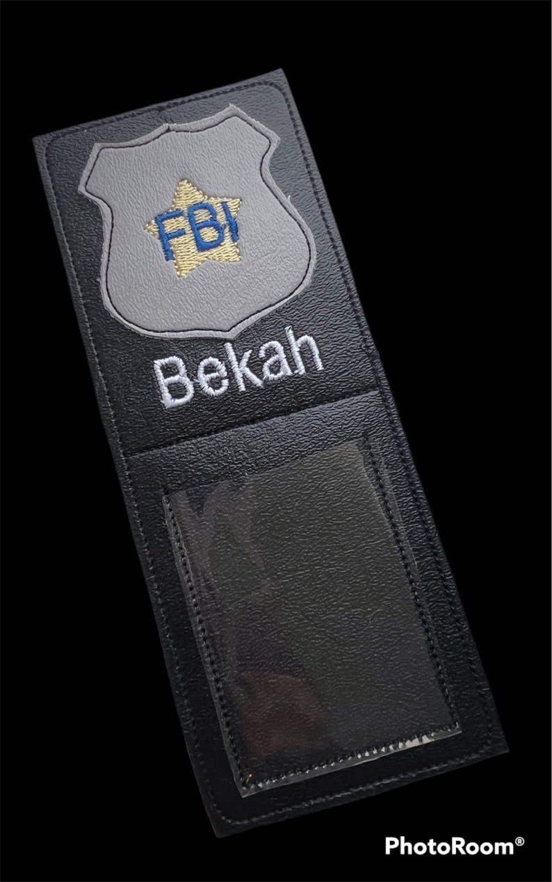 Personalized FBI Badge, Police Badge image 1