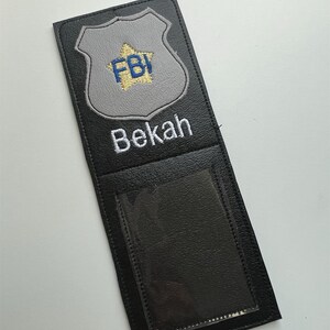 Personalized FBI Badge, Police Badge image 2