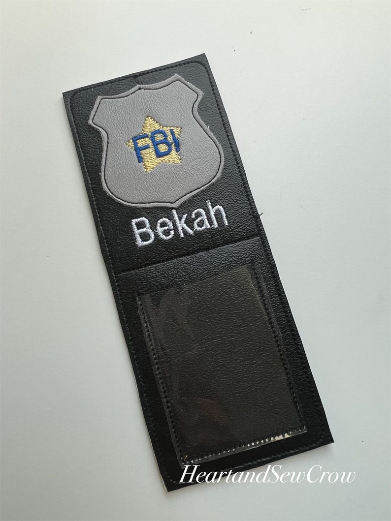 Personalized FBI Badge, Police Badge image 2