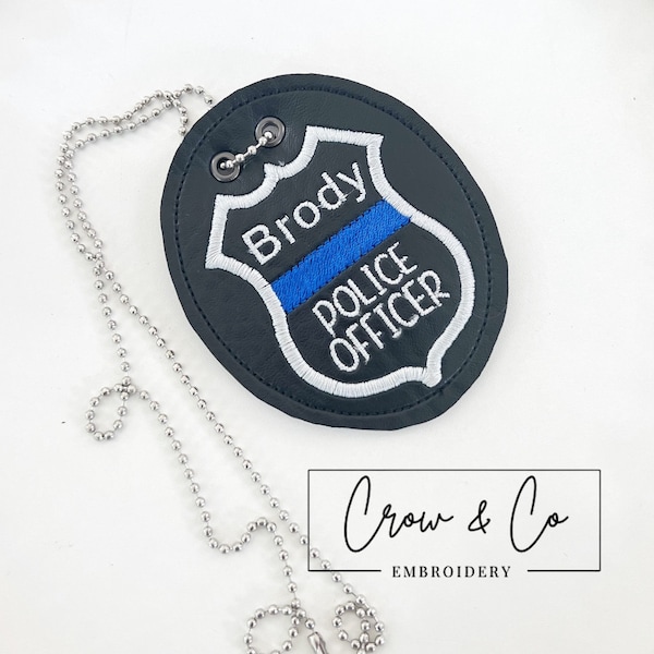 Personalized Pretend Police Badge - Etsy