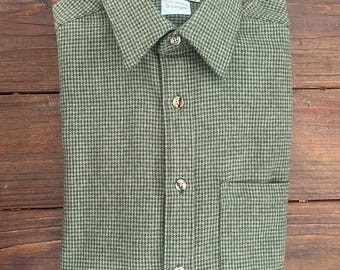 Brooks Brothers Brooksgate Italian Wool Blend Shirt S