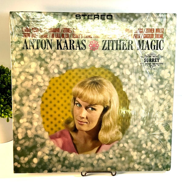 Zither Magic Anton Karas Surrey Vintage Vinyl, LP, Album, Record
