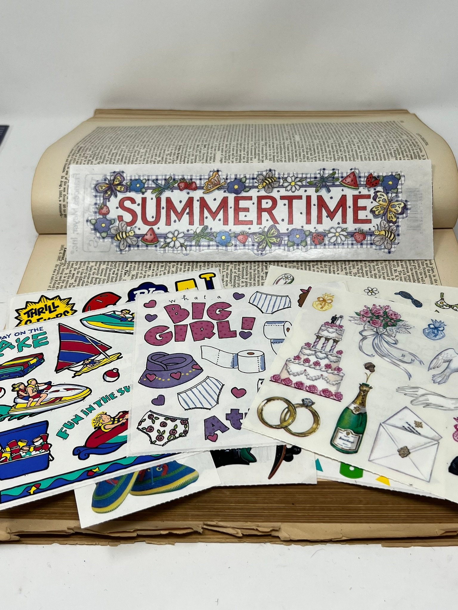 Sticker Lot 2 Random Stickers for Scrapbooking, Journaling, Planners ...