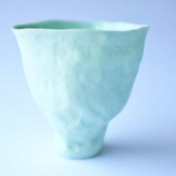 paris green porcelain vessel no.2