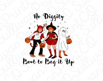 No Diggity SVG PNG JPG, halloween, trendy, instant download, digital download, halloween humor