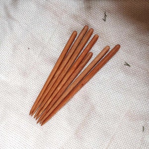 OAK Economy Maker's Choice Grab bag  1 Hand carved Oak dowel wood shawl pin Hair stick, Shawl stick OOAK